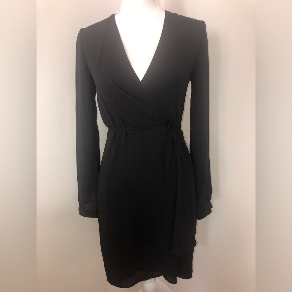 Babaton Classic Black Long Sleeve Dress
